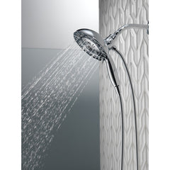 DELTA FAUCET Delta 58480-PR-PK Universal Showering Components: H2Okinetic® In2ition® 5-Setting Two-in-One Shower