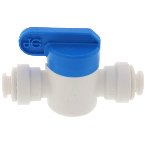 RWC John Guest PPSV040808WP Speedfit 1/4 in. Plastic 150 psi OD Tube Shut Off Valve