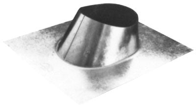 AMERIVENT AmeriVent 5EF 5, 6/12 Pitch, 0.018 G90 Galvanized Steel, Round, Standard, Gas Vent Flashing