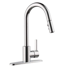 DELTA FAUCET Delta P7946LF Precept Single-Handle Pull Down Sprayer Kitchen Faucet with Deckplate Included