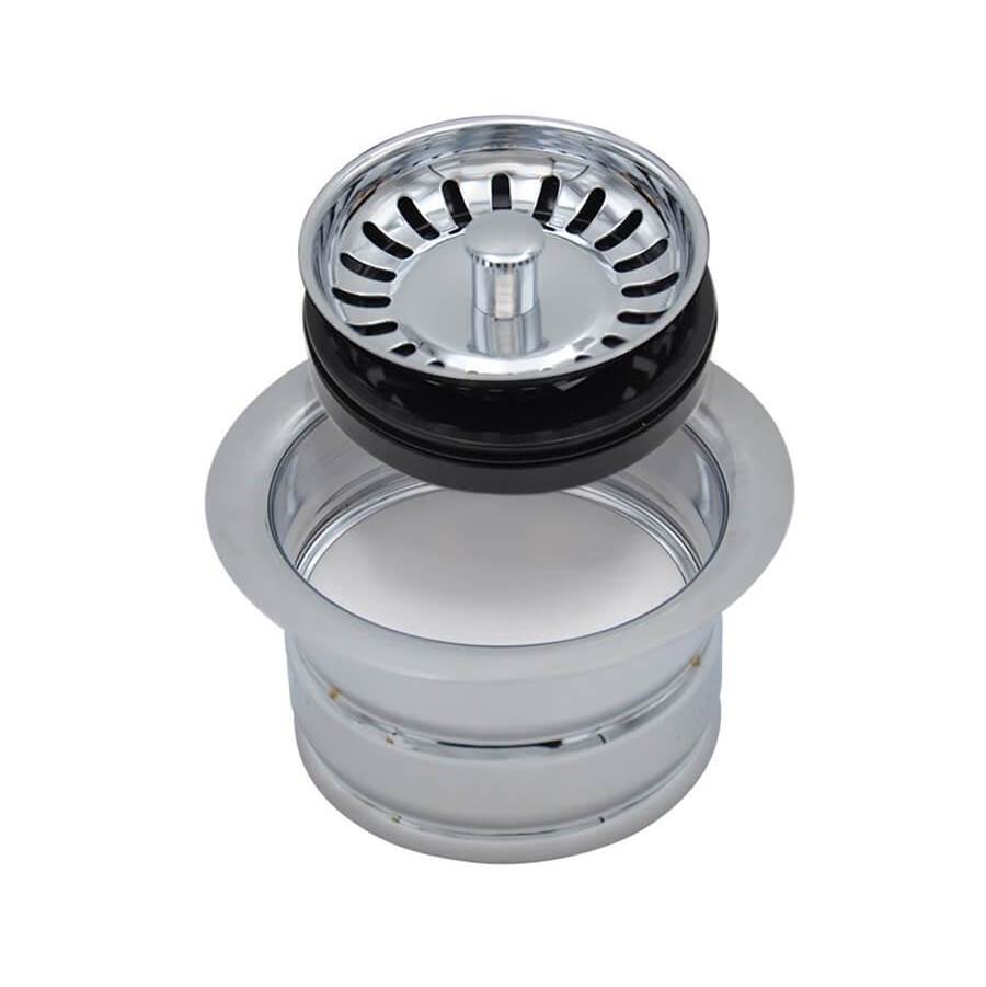 MOUNTAIN PLUMBING Mountain Plumbing MT202/MBC Classic Complete Stopper & Strainer Unit Waste Disposer Trim Extended Flange
