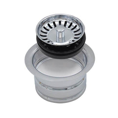 MOUNTAIN PLUMBING Mountain Plumbing MT202/MBC Classic Complete Stopper & Strainer Unit Waste Disposer Trim Extended Flange