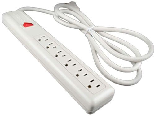 LEGRAND Legrand-Wiremold P6-15 6OUT PLST PLUG-IN CTR 15 A 15 ft Cord