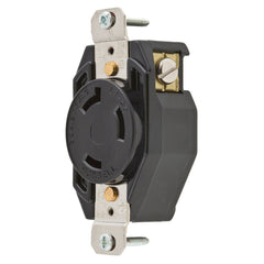 HUBBELL Wiring Device-Kellems L715R 1-Phase Heavy Duty Grounding Standard Single Screw Mount Locking Receptacle