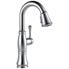 DELTA FAUCET Delta 9997-AR-PR-DST Cassidy Single Handle Pulldown Bar/Prep Kitchen Faucet
