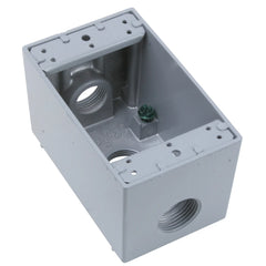 LEGRAND Legrand WPBD33 Weatherproof 1 Gang Deep Box 3 Hole 3/4 Replacement MPN