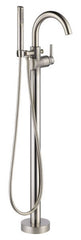 DELTA FAUCET Delta Faucet T4759-SSFL Single Handle Floor Mount Tub Filler Trim with Hand Shower