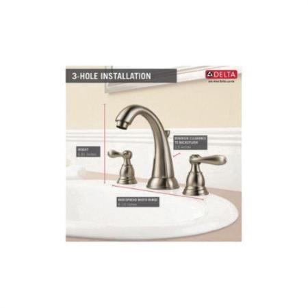 DELTA FAUCET Delta Faucet BT2796 Windemere Two Handle Roman Tub Faucet in Chrome (Trim Only)