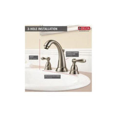 DELTA FAUCET Delta Faucet BT2796 Windemere Two Handle Roman Tub Faucet in Chrome (Trim Only)