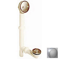 WATCO Watco 500-PP-PVC-CP 500 Series 16 in. Plastic Lift and Turn Drain in Chrome Plated
