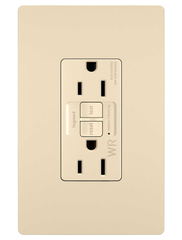 LEGRAND Pass & Seymour 1597-TRWRI Weather-Resistant Self-Test GFCI 15A 125V Ivory