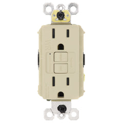 LEGRAND Pass & Seymour 1597-TRWRI Weather-Resistant Self-Test GFCI 15A 125V Ivory