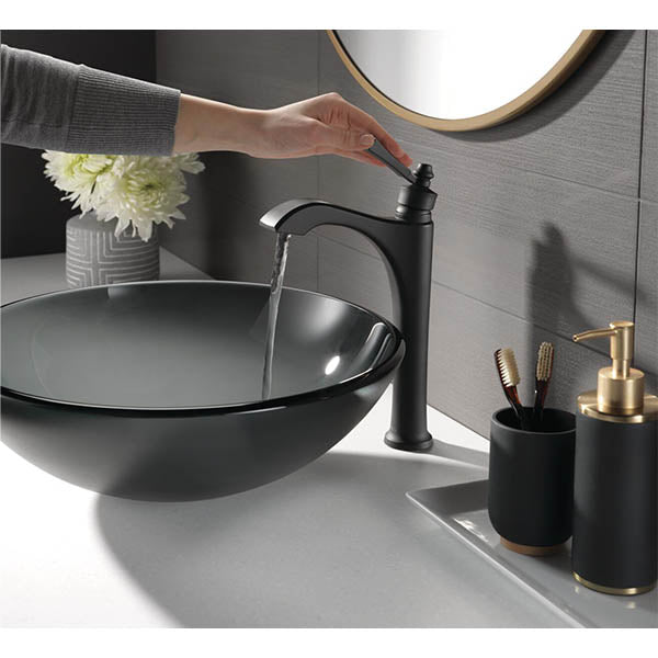 DELTA FAUCET Delta Faucet 756T-BL-DST Single Handle Tall Lavatory Faucet