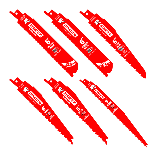 DIABLO Diablo Tools DS006S DB 6PC STEEL & DEMO DEMON SET