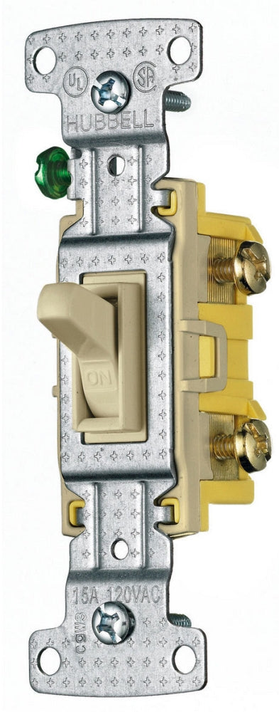 HUBBELL WIRING Hubbell Wiring RS115I AC Switch 15A 120V Toggle Switch