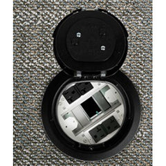 LEGRAND Wiremold 6ATC2PBK Poke Through Device Assembly Power 6 Inch Dual Receptacle