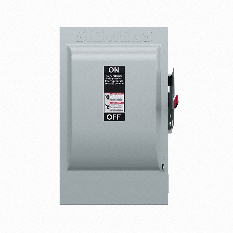 SIEMENS Ite GF324na Fusible Disconnect 200A 3PH 4W 240V