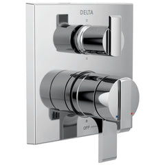 DELTA FAUCET Delta Faucet T27967 Ara Three Handle Pressure Balancing Valve Trim in Chrome