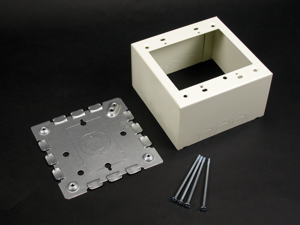 LEGRAND Legrand V5744-2 Wiremold 4-3/4 x 4-3/4 x 2-3/4 Extra Deep Switch and Receptacle Box