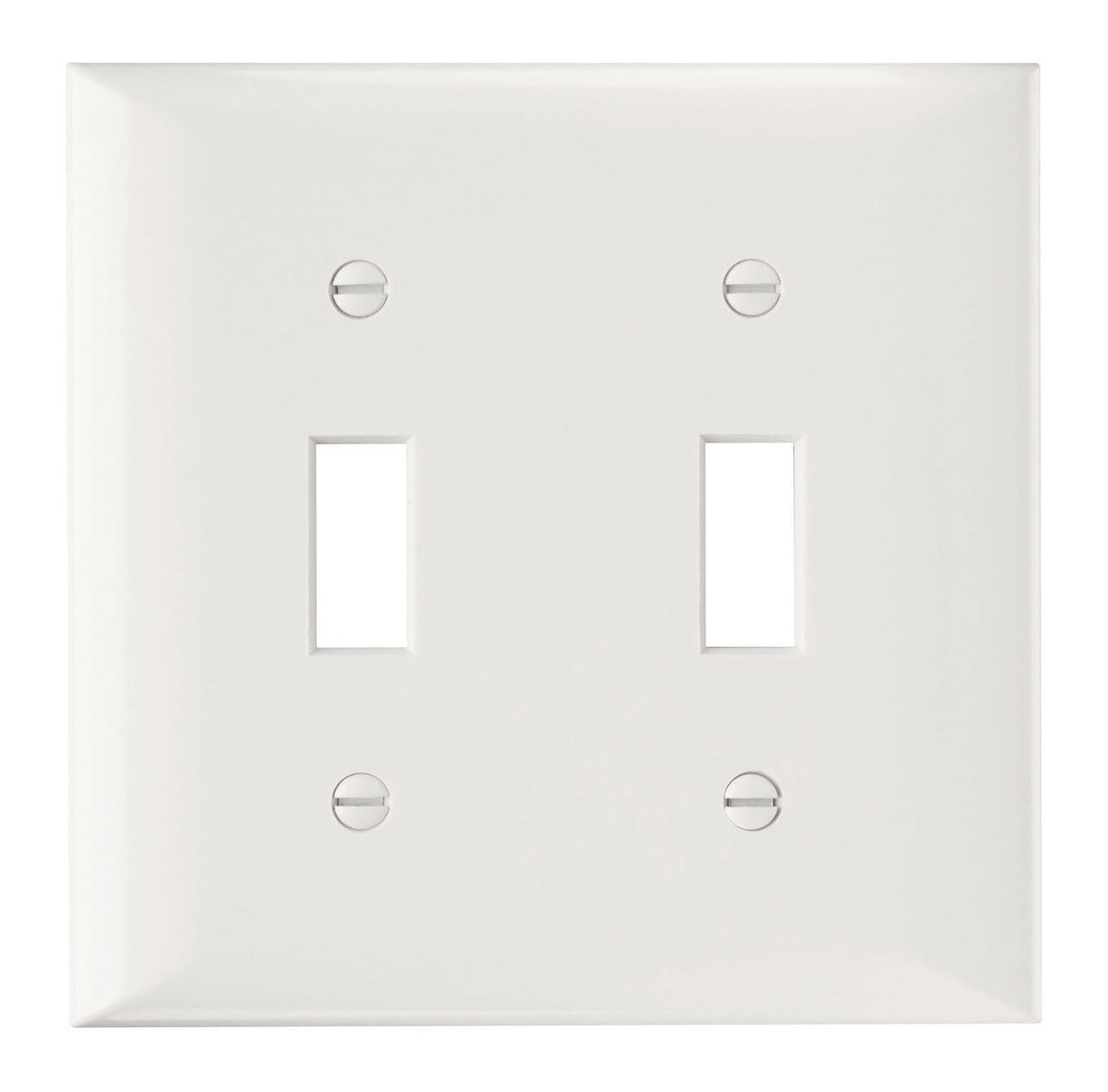 LEGRAND Legrand Pass & Seymour SP2-W Plate Plastic 2g 2tog W/Out Line Wh