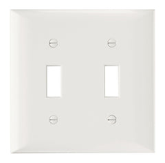 LEGRAND Legrand Pass & Seymour SP2-W Plate Plastic 2g 2tog W/Out Line Wh