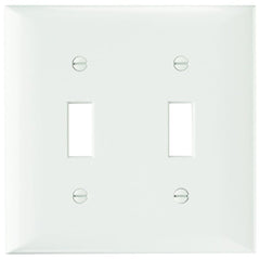 LEGRAND Legrand Pass & Seymour SP2-W Plate Plastic 2g 2tog W/Out Line Wh