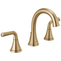 DELTA FAUCET Delta 3533LF-CZMPU Kayra Two Handle Widespread Bathroom Faucet 1.2 GPM