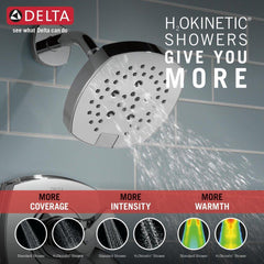 DELTA FAUCET Delta Faucet T14476 Stryke Single Handle Multi Function Bathtub & Shower Faucet in Chrome Trim Only