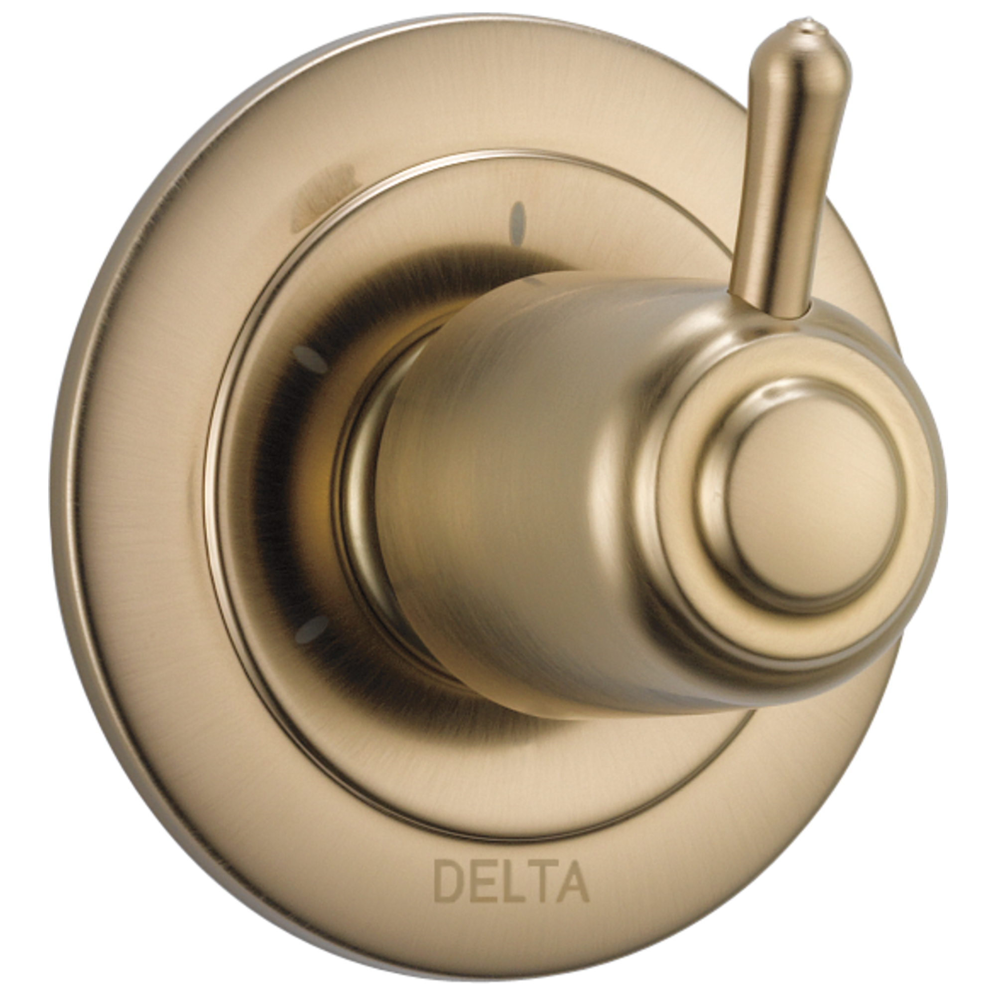 DELTA FAUCET Delta Faucet T11800-CZ Classic Single Handle Diverter Valve Trim in Champagne Bronze