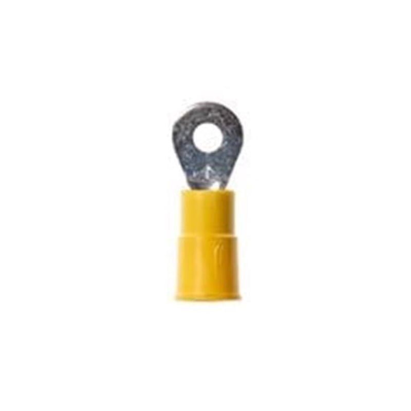 3M 3M RV10-8Q Vinyl Insulated Ring Terminal, 12-10 AWG, #8 Stud Size