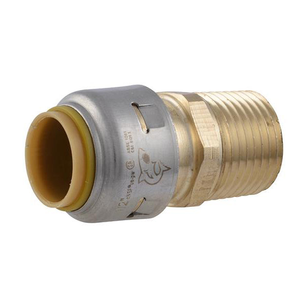 SHARKBITE Sharkbite UR140 Max 1 in. Push-to-Connect x MIP Brass Adapter Fitting