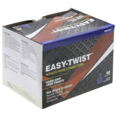 NSI INDUSTRIES NSI Industries WWC-B-C Easy-Twist Winged Twist-On Wire Connector 14-6 AWG Blue