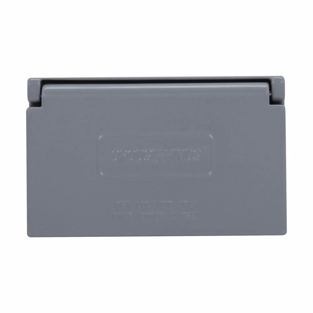 EATON Crouse-Hinds WLGFFS Die-Cast Copper Free Aluminum Horizontal Mount Spring Door Device Box Cover w/ Gasket