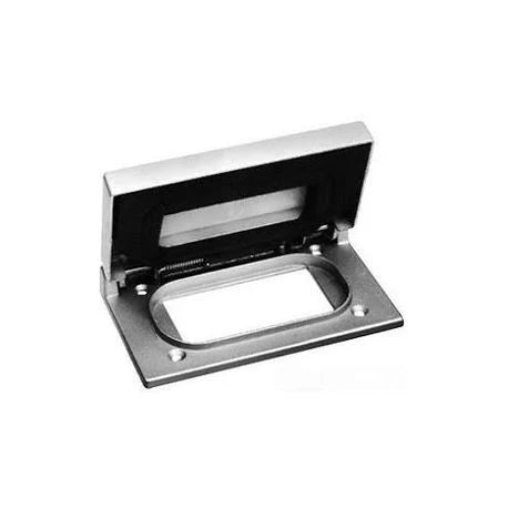 EATON Crouse-Hinds WLGFFS Die-Cast Copper Free Aluminum Horizontal Mount Spring Door Device Box Cover w/ Gasket