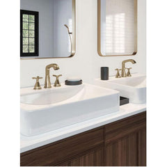 DELTA FAUCET Delta Faucet 357766-CZ-PR-MPU-DST Stryke Widespread Lavatory Faucet Kit, Champagne Bronze