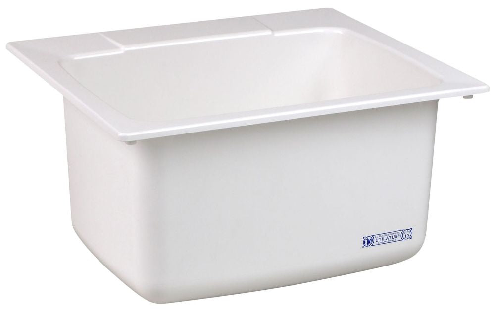 MUSTEE E.L Mustee & Sons, Inc 10K Utility Sink (White)