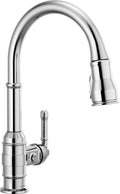 DELTA FAUCET Delta 9190-dst Broderick Pull-down Kitchen Faucet Chrome