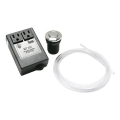 MOUNTAIN PLUMBING Mountain MT951/MB Round Garbage Disposer Air Switch - Matte Black