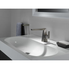 DELTA FAUCET Delta 543-KS-PR-MPU-DST Trillian Single Handle Bathroom Faucet Lumicoat Black Stainless