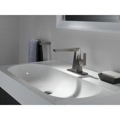 DELTA FAUCET Delta 543-KS-PR-MPU-DST Trillian Single Handle Bathroom Faucet Lumicoat Black Stainless
