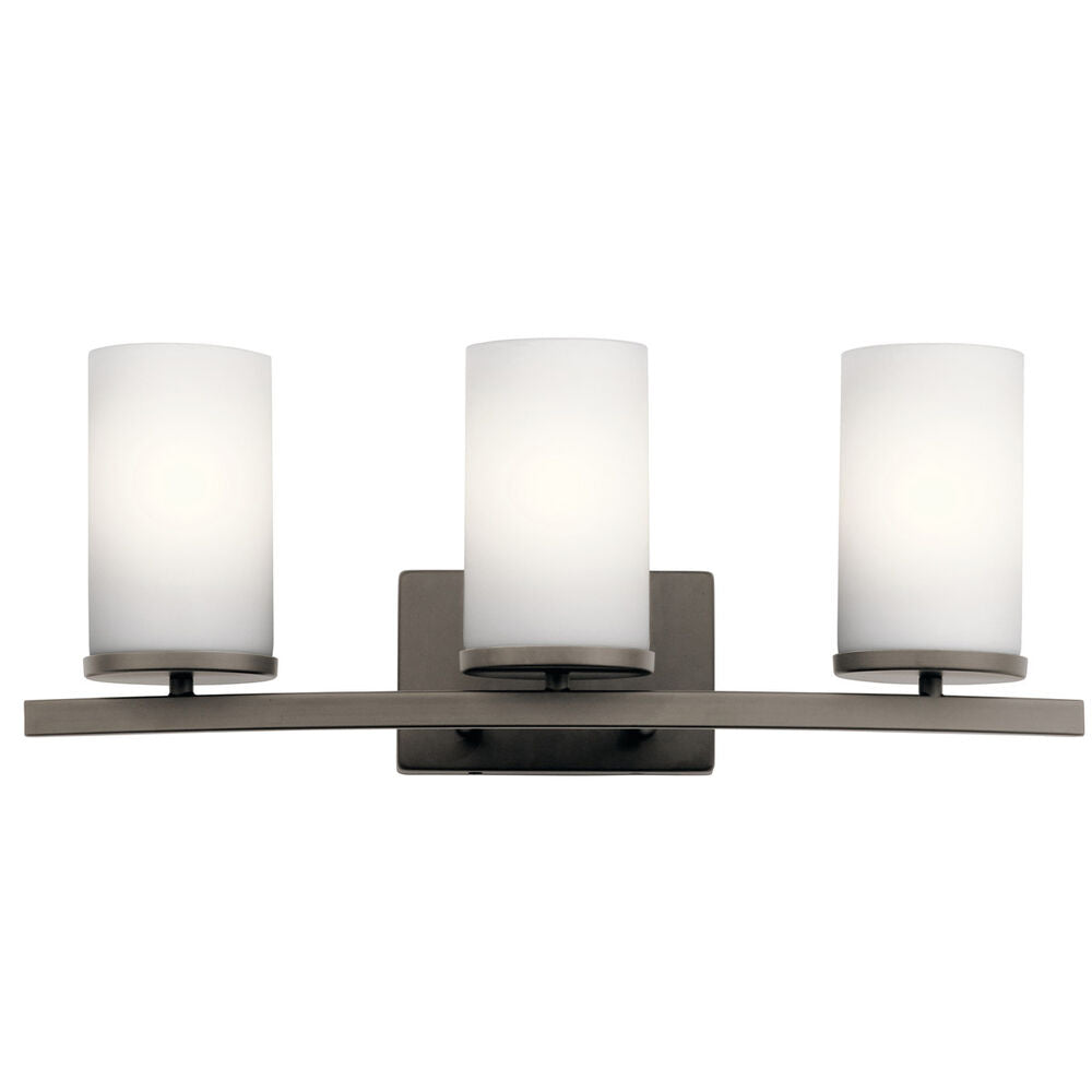 KICHLER Kichler Crosby 45497OZ 3-Light Bath Light 100W