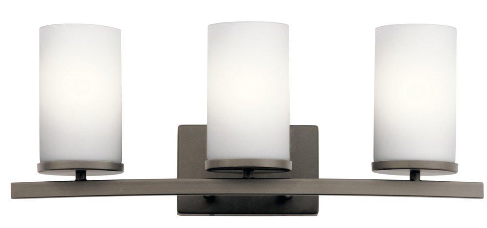 KICHLER Kichler Crosby 45497OZ 3-Light Bath Light 100W