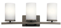 KICHLER Kichler Crosby 45497OZ 3-Light Bath Light 100W