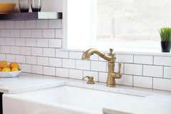 DELTA FAUCET Delta Faucet 583LF-SSWF Classic Single Handle Bathroom Faucet 1.2 GPM with 50/50 Pop-Up Stainless