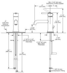 DELTA FAUCET Delta Faucet 559LF-MPU Trinsic Single Handle Bathroom Faucet Chrome