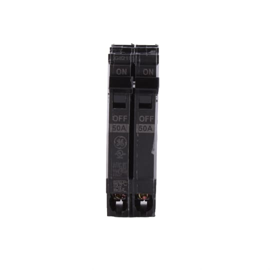GENERAL ELECTRIC GE THQP250 50A 2-Pole 120/240V Plug-In Circuit Breaker