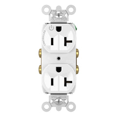 LEGRAND Pass & Seymour TR5362CHW Duplex Half Controlled Plug Load Controllable Receptacle