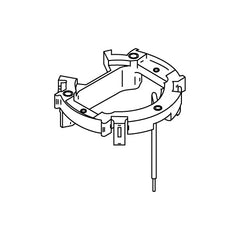 LEGRAND Legrand-Wiremold 881ADP PVC Floor Box Adapter Plate