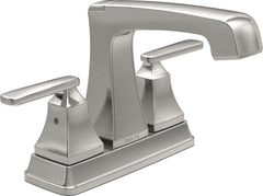 DELTA FAUCET DELTA FAUCET 2564-SSMPU-DST ASHLYN TWO HANDLE CENTERSET BATHROOM SINK FAUCET 1.2 GPM BRILLIANCE STAINLESS