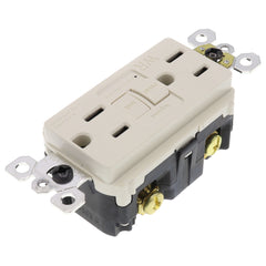 LEGRAND Pass & Seymour 1597-TRWRLA 15A 125V Self-Test Tamper-Resistant Weather-Resistant GFCI, Light Almond